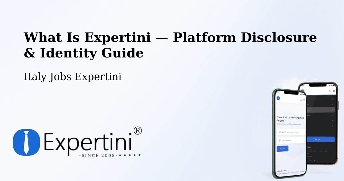 What Is Expertini — Platform Disclosure & Identity Guide – Offida